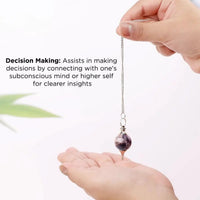 Amethyst Crystal Ball Pendulum for Dowsing & Healing | Brahmatells by Brahmatells