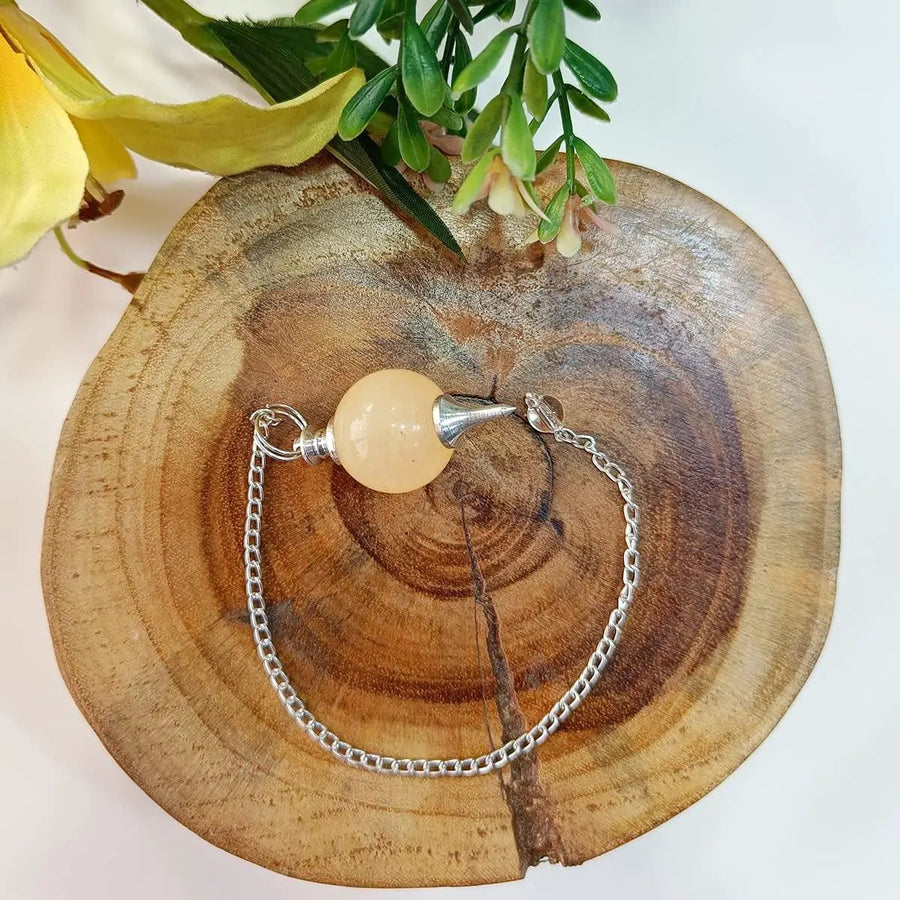 Amethyst Crystal Ball Pendulum for Dowsing & Healing | Brahmatells by Brahmatells