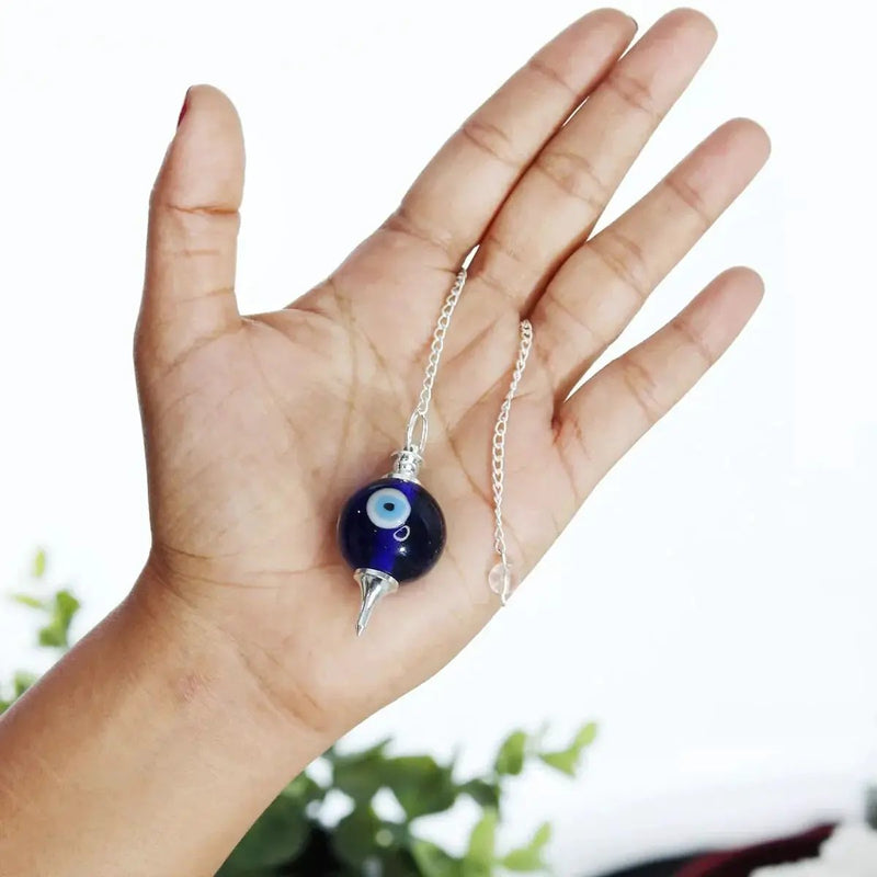 Amethyst Crystal Ball Pendulum for Dowsing & Healing | Brahmatells by Brahmatells