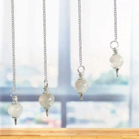 Amethyst Crystal Ball Pendulum for Dowsing & Healing | Brahmatells by Brahmatells