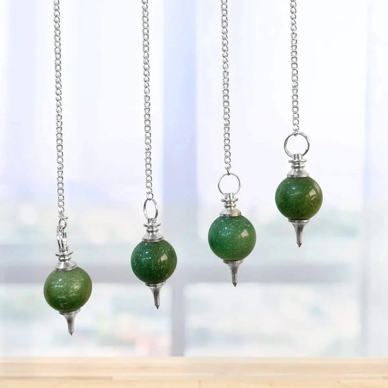 Amethyst Crystal Ball Pendulum for Dowsing & Healing | Brahmatells by Brahmatells