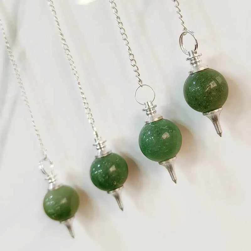 Amethyst Crystal Ball Pendulum for Dowsing & Healing | Brahmatells by Brahmatells