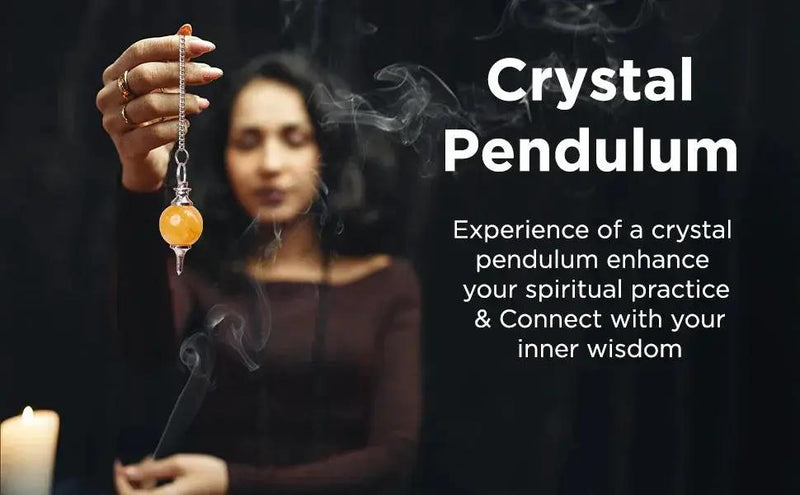 Amethyst Crystal Ball Pendulum for Dowsing & Healing | Brahmatells by Brahmatells