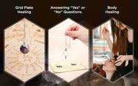 Amethyst Crystal Ball Pendulum for Dowsing & Healing | Brahmatells by Brahmatells