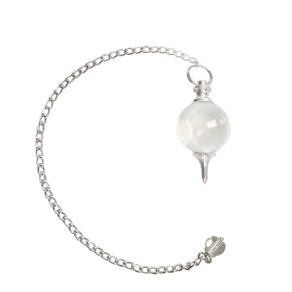 Amethyst Crystal Ball Pendulum for Dowsing & Healing | Brahmatells by Brahmatells