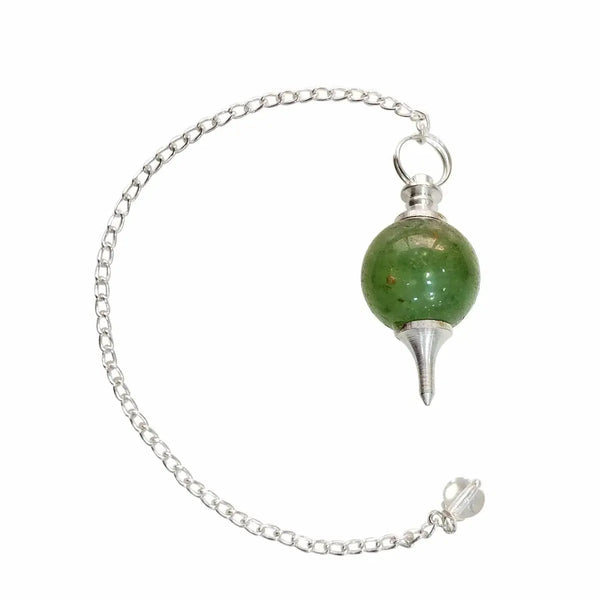Amethyst Crystal Ball Pendulum for Dowsing & Healing | Brahmatells by Brahmatells