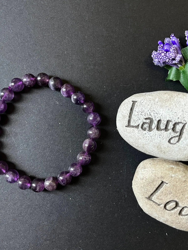 Amethyst Crystal Healing Bracelet | Brahmatells by brahmatells