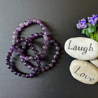 Amethyst Crystal Healing Bracelet | Brahmatells by brahmatells