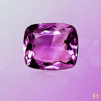 Amethyst Kathaila Cushion for Spiritual Growth | Brahmatells by Brahmatells