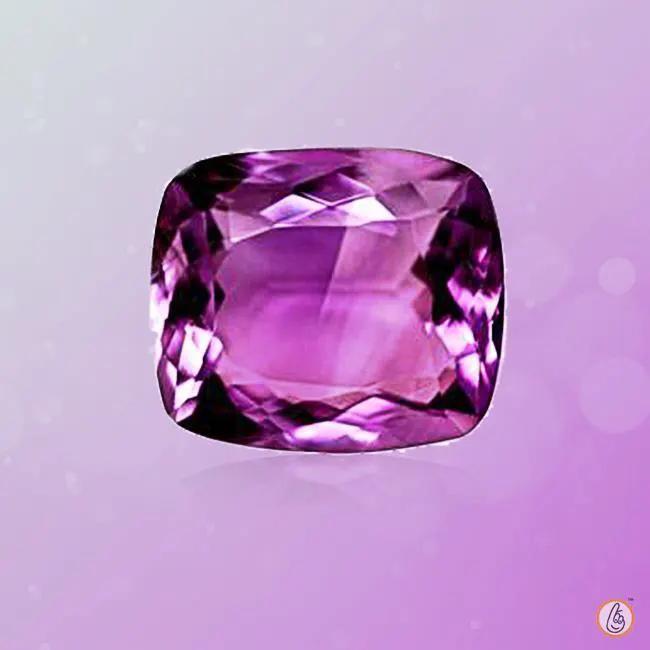 Amethyst Kathaila Cushion for Spiritual Growth | Brahmatells by Brahmatells