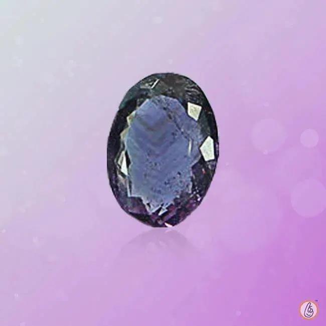 Amethyst Kathaila greenish-oval BTE117GSM by Brahmatells