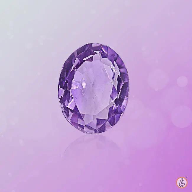 Amethyst Kathaila oval BTE102GSM by Brahmatells