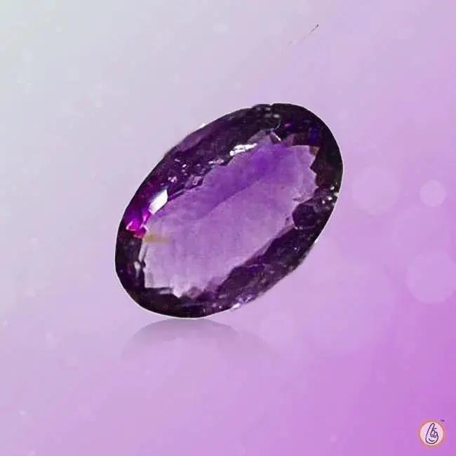 Amethyst Kathaila oval BTE109GSM by Brahmatells