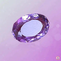 Amethyst Kathaila oval BTE116GSM by Brahmatells