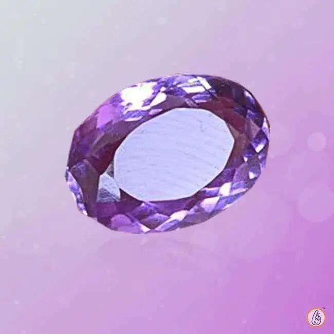 Amethyst Kathaila oval BTE116GSM by Brahmatells