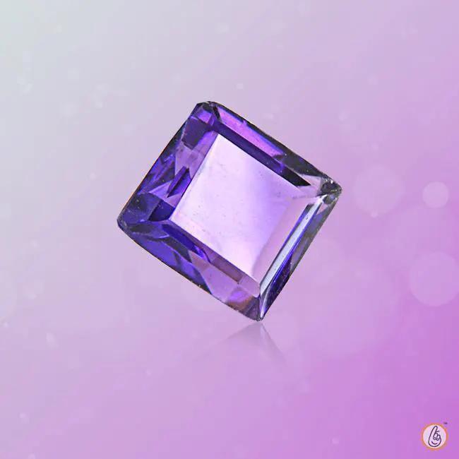 Amethyst Kathaila square BTE112GSM by Brahmatells