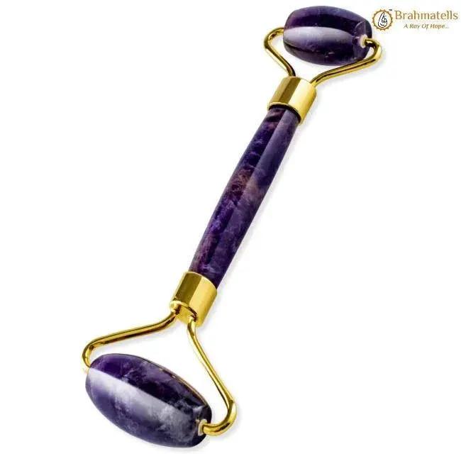 Amethyst Roller Stone for Spiritual Wellness | Brahmatells by Brahmatells