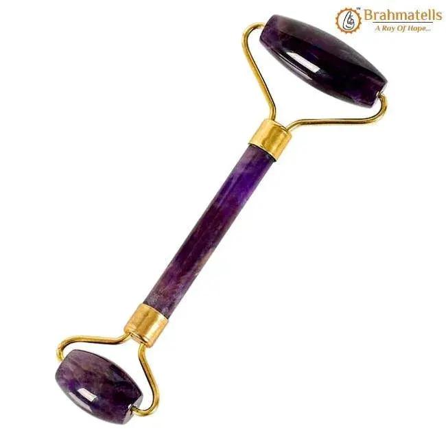 Amethyst Roller Stone for Spiritual Wellness | Brahmatells by Brahmatells