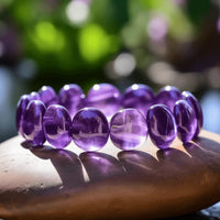 Amethyst Tumble Bracelet: Serenity & Style | Brahmatells by Brahmatells