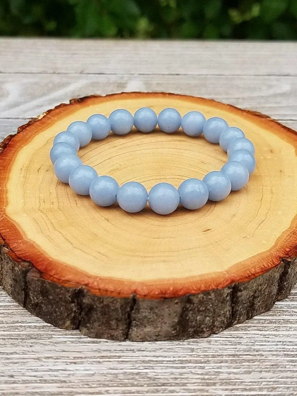 Angelite Spiritual Connection Bracelet | Brahmatells by Brahmatells