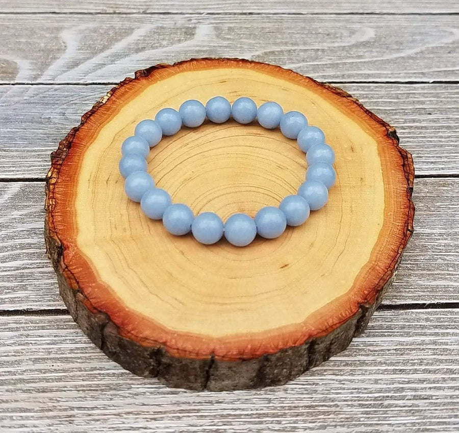 Angelite Spiritual Connection Bracelet | Brahmatells by Brahmatells