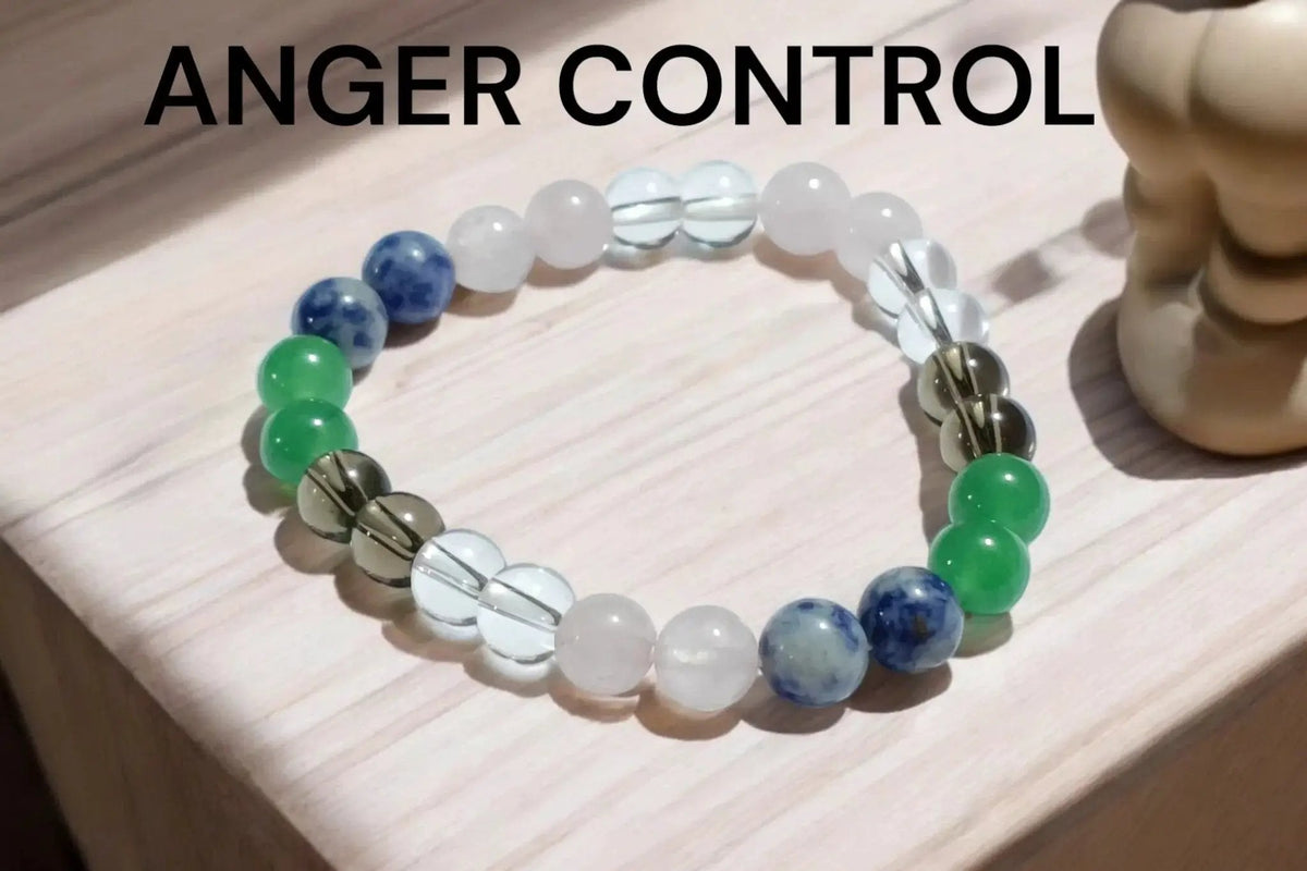 Anger Control Bracelet for Inner Calm & Balance by Brahmatells
