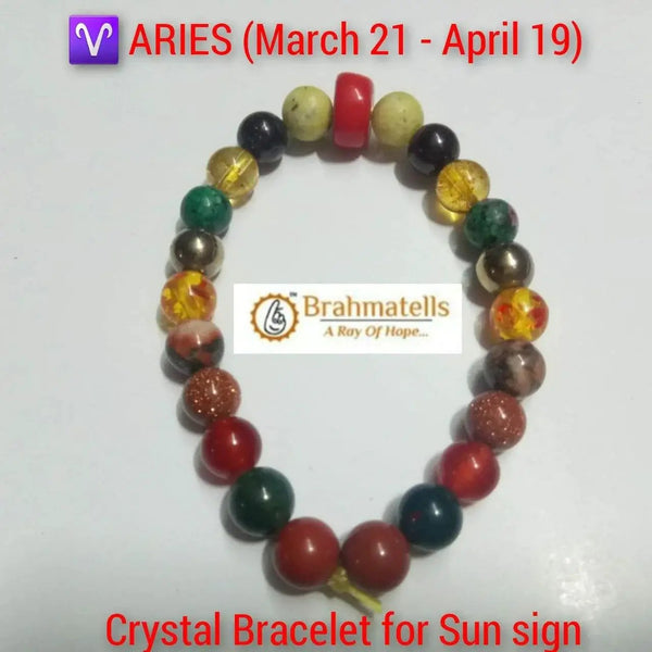 Aries Crystal Bracelet - Embrace Bold Confidence | Brahmatells by Brahmatells