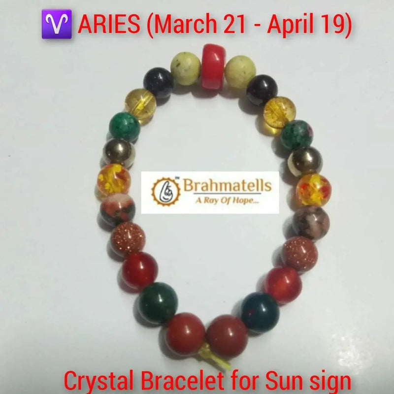 Aries Crystal Bracelet - Embrace Bold Confidence | Brahmatells by Brahmatells