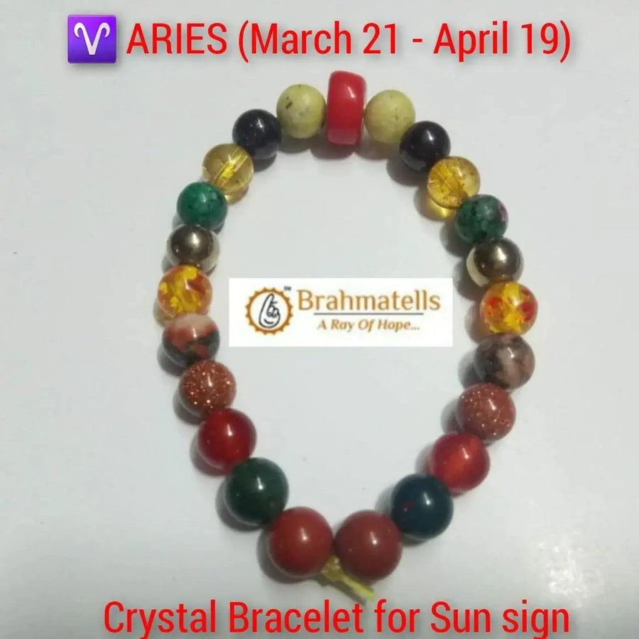 Aries Crystal Bracelet - Embrace Bold Confidence | Brahmatells by Brahmatells