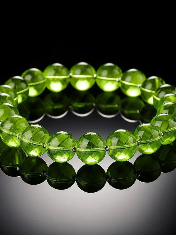 Authentic Peridot Healing Bracelet for Energy & Joy | Brahmatells Astro Accessories by Brahmatells