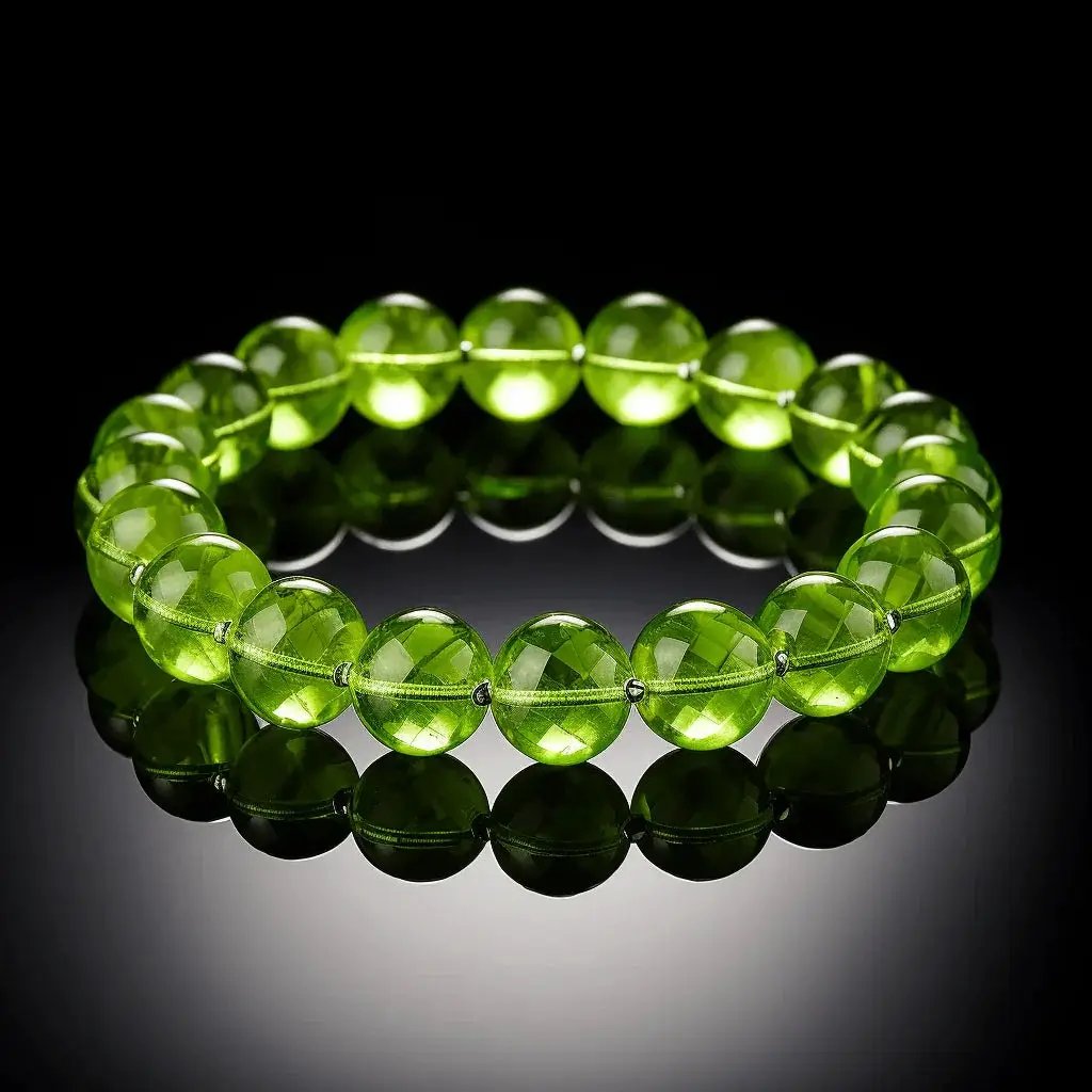 Authentic Peridot Healing Bracelet for Energy & Joy | Brahmatells Astro Accessories by Brahmatells