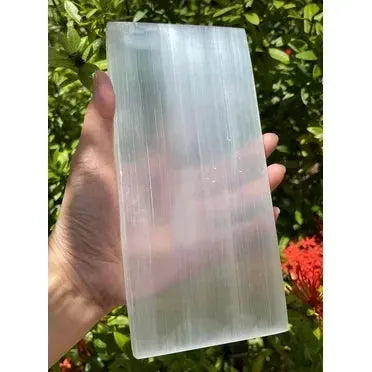 Selenite Charging Plate Flower of Life by Brahmatells