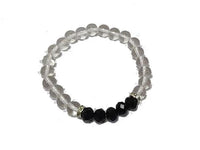 Black Obsidian Healing Bracelet - 8mm Round Cut Beads by Brahmatells