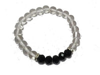 Black Obsidian Healing Bracelet - 8mm Round Cut Beads by Brahmatells