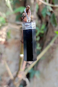 Black Obsidian Pendant: Strength & Protection | Brahmatells by Brahmatells
