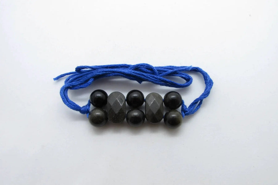 Black Obsidian Rakhi by Brahmatells