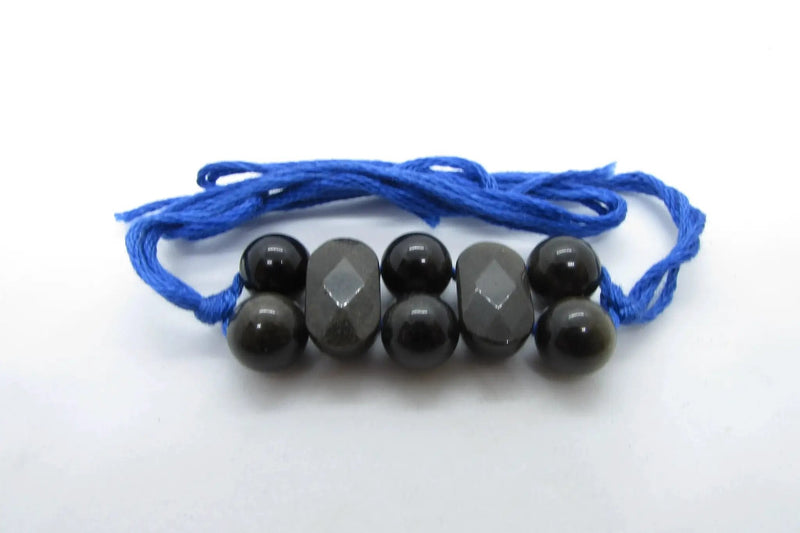Black Obsidian Rakhi by Brahmatells