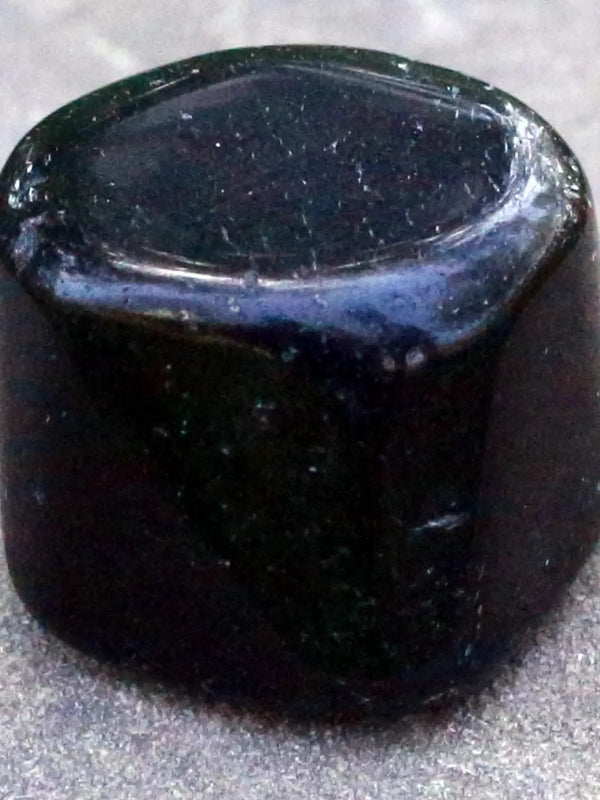 Black Obsidian Tumble by Brahmatells