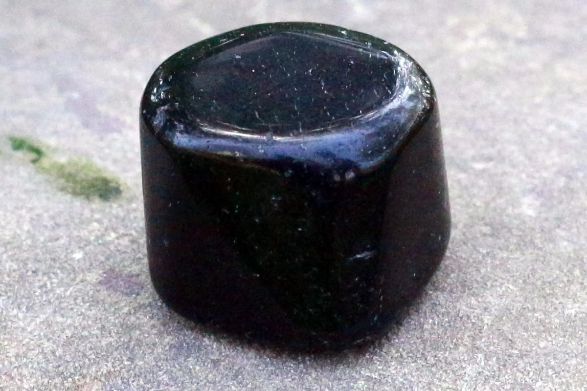 Black Obsidian Tumble by Brahmatells