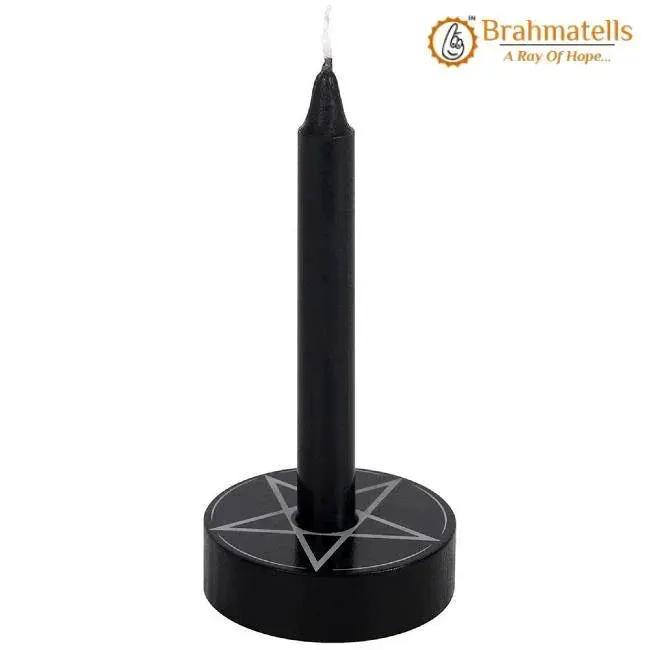 Black Protection Spell Candle set of 10 by Brahmatells