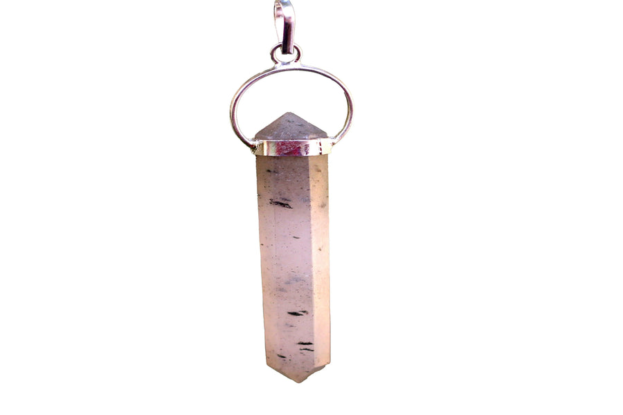 Black Rutile Double Side Pendant | Brahmatells by Brahmatells