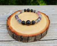 Black Tourmaline & Fluorite Protection Bracelet | Brahmatells by Brahmatells