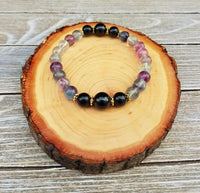 Black Tourmaline & Fluorite Protection Bracelet | Brahmatells by Brahmatells