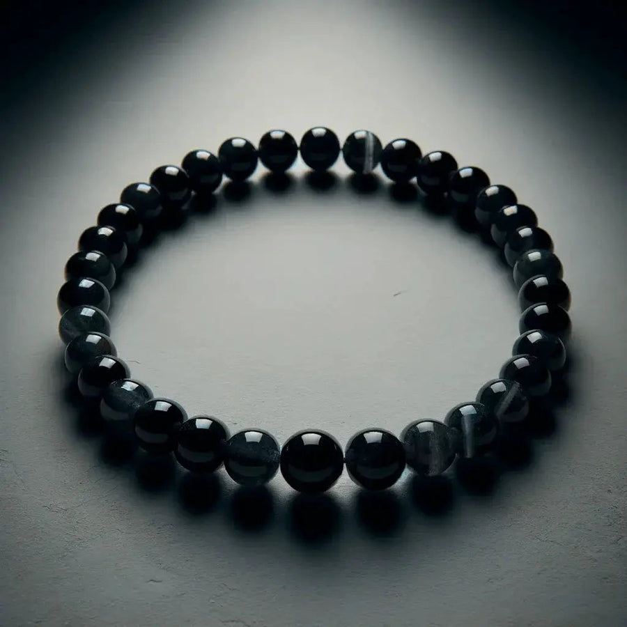 Black Tourmaline Bracelet for Energy Protection - Shop at Brahmatells by Brahmatells