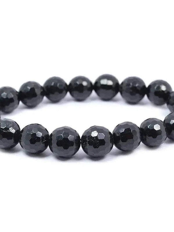 Black Tourmaline Bracelet for Protection & Grounding | Brahmatells by Brahmatells