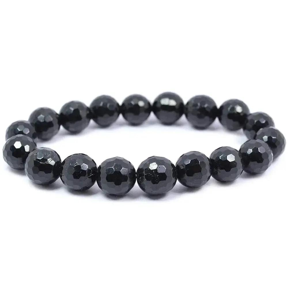 Black Tourmaline Bracelet for Protection & Grounding | Brahmatells by Brahmatells