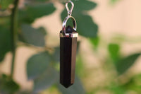 Black Tourmaline Double Side Pendant by Brahmatells