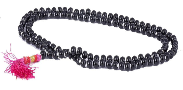 Black Vaijanti Mala - Spiritual Seed Necklace | Brahmatells by Brahmatells