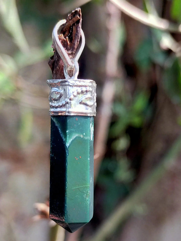 Blood Green Pendant by Brahmatells
