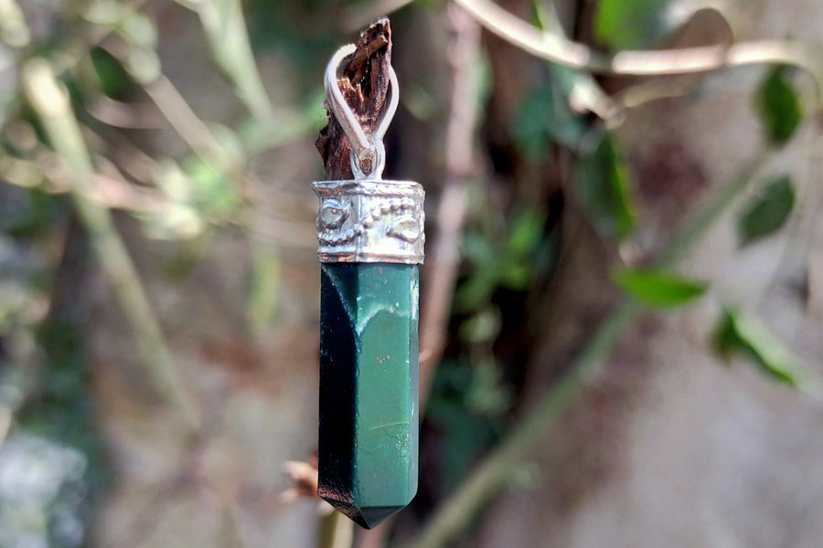 Blood Green Pendant by Brahmatells